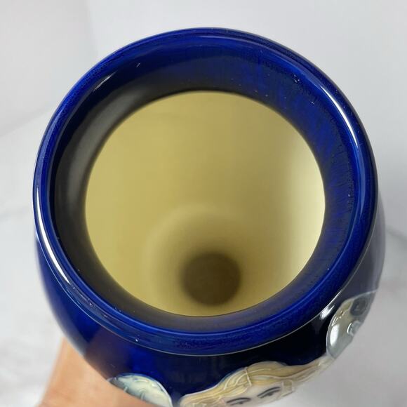 Old Tupton Ware Tube Lined Hand Painted Ceramic Vase ANGEL SUN 10.5” Tall - Picture 8 of 12